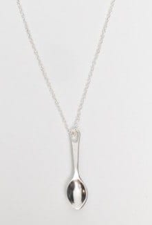 925 Sterling silver Shell Tiny Spoon Necklace,Miniature Spoon Vintage,Small  spoon sliver,Spoon Charm,Small Spoon,Unique spoon – SILVERLIZA