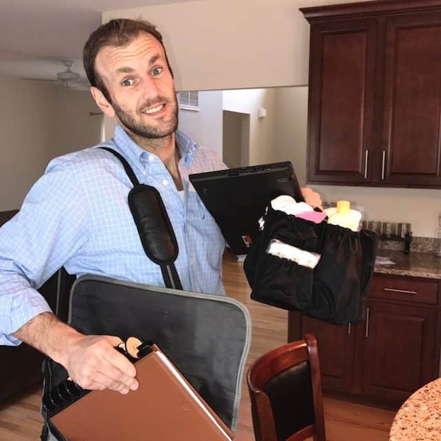 New Dad Prepping For Fatherhood: Diaper Bags Vs. ToteSavvy