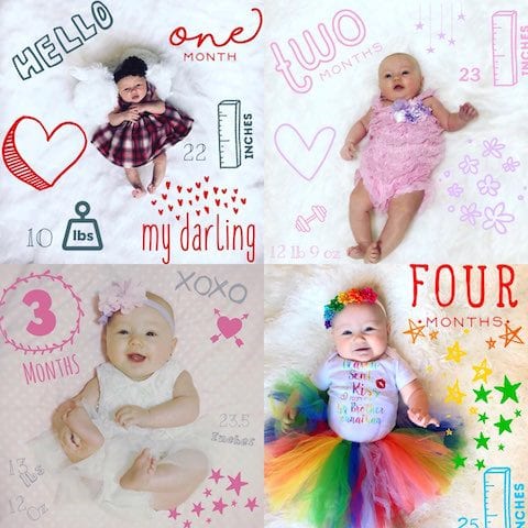 Capturing the Moment: How I Take Gracie’s Monthly Pics